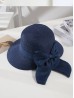 Wide Brim Summer Hat W/ Bow Wide Brim Summer Hat W/ Bow