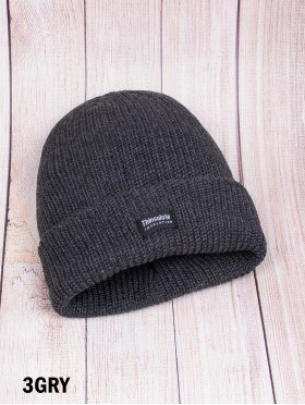 Knitted Hat With Brim