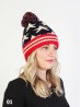 Knitted Hat With Pom Pom