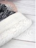 Knitted Double Layer Camp Hat W/Pompom 