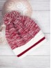 Knitted Double Layer Camp Hat W/Pompom Knitted Double Layer Camp Hat W/Pompom