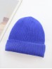 Knitted Lined Hat With Brim