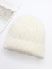 Knitted Lined Hat With Brim 