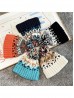 Fashion Knitted Hat W/ Colorful Pompom 