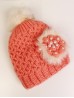 CABLE KNIT HAT WITH POM POM