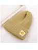 Knitted Hat W/ Smiling Face