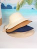 Wide Brim Summer Hat W/ Bow