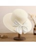 Wide Brim Summer Hat W/ Bow