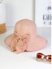 Wide Brim Summer Hat W/ Bow