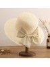 Wide Brim Summer Hat W/ Bow