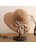 Wide Brim Summer Hat W/ Bow