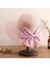 Wide Brim Summer Hat W/ Bow