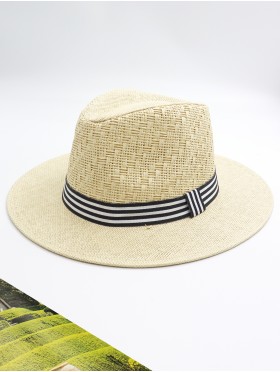 Unisex Fedora Hat W/ Striped Band