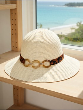 Summer Wide Brim Hat W/ Strap