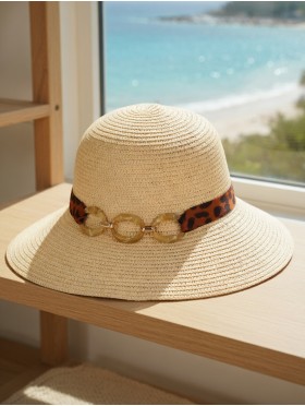Summer Wide Brim Hat W/ Strap