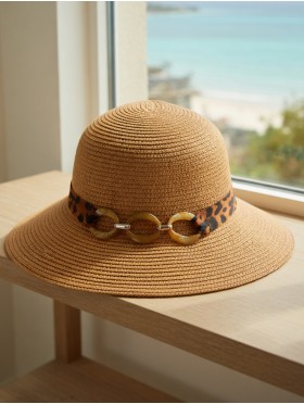Summer Wide Brim Hat W/ Strap