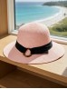 Summer Wide Brim Hat W/ Strap