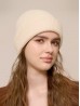 Knitted Lined Hat With Brim
