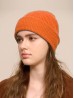Knitted Lined Hat With Brim