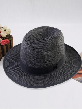 Summer Fedora Hat W/ Black Edge