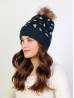 Leopard Pompom Beanie