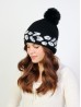 Leopard Pompom Beanie