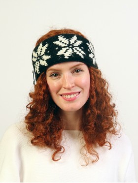 SNOWFLAKE KNIT HEADBAND