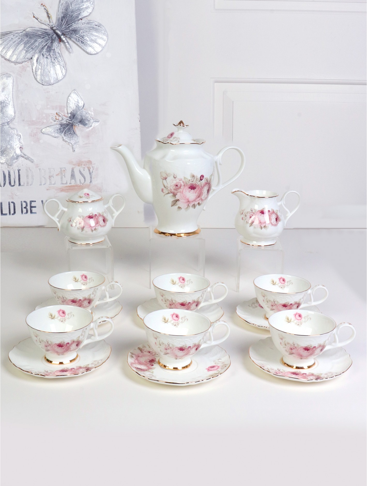 15 Pcs Tea Set With Gift Box