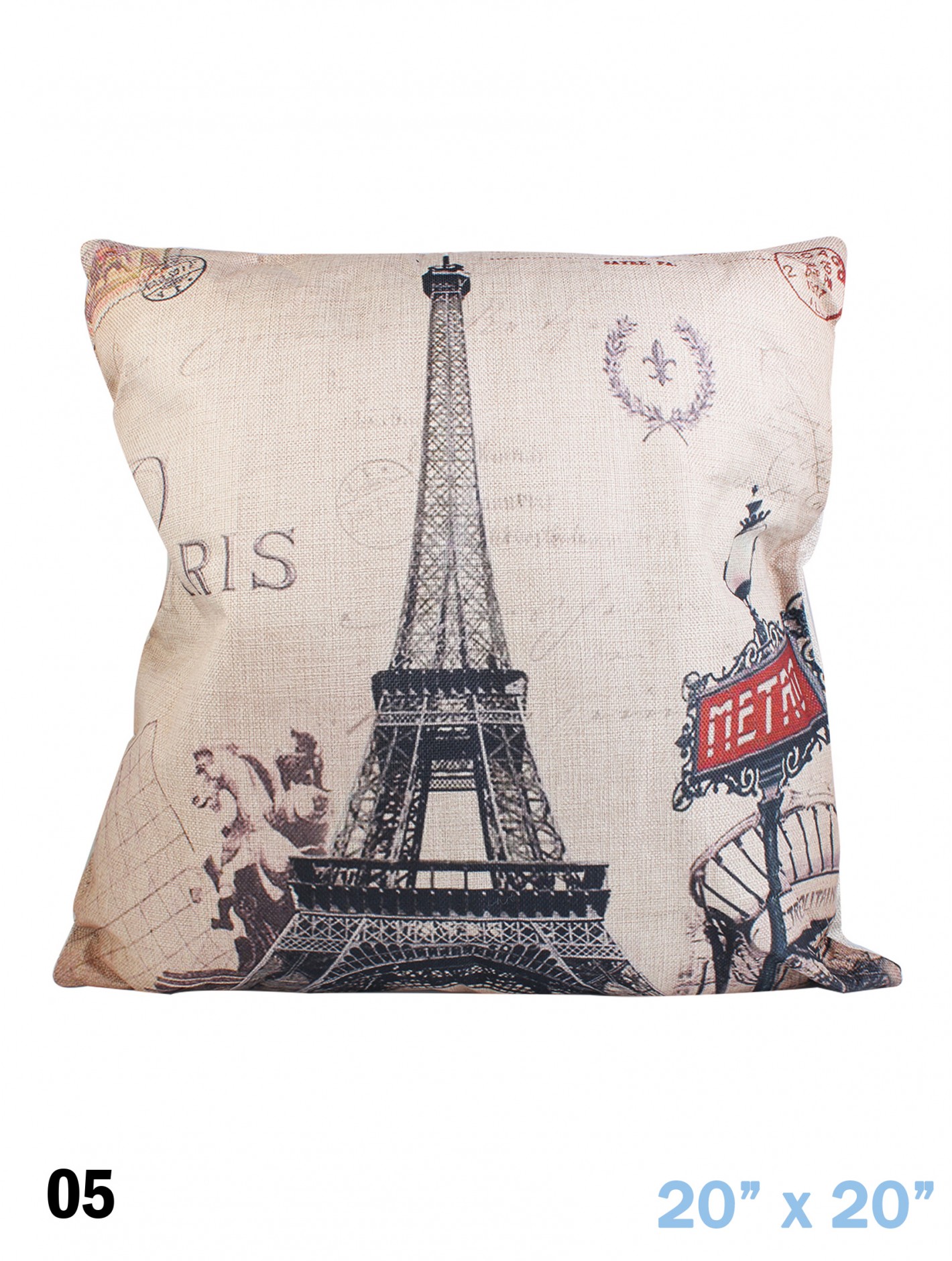 eiffel tower cushion