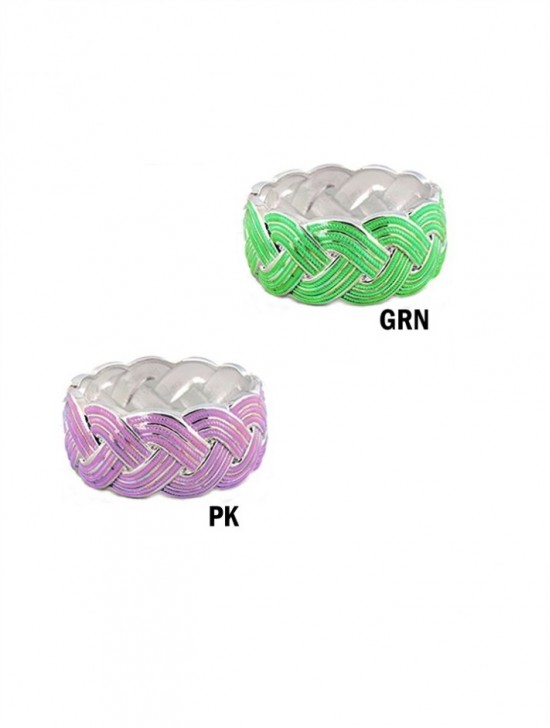 TEXTURE BRAIDED BANGLE