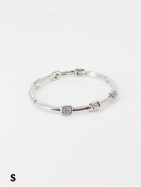 Classic Bangle w/ Square Crystals