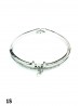 Cat Bangle w/ Dangling Rhinestone