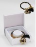 “Live Laugh Love” Metal Bronze Vintage Bracelet with Gift Box