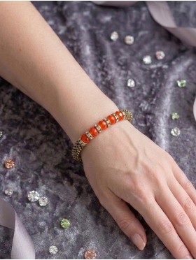 TEXTURE BEAD BRACELET 