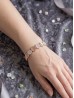 FLAT CIRCLE TEXTURE BEAD BRACELET FLAT CIRCLE TEXTURE BEAD BRACELET