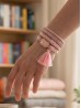 Multi Gem Wrap Magnetic Bracelet W/ Tassels