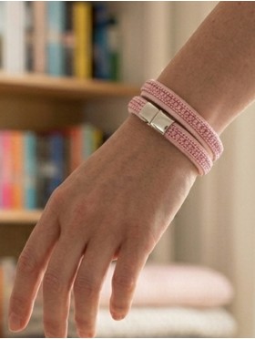 Multi Rhinestone Wrap Magnetic Bracelet