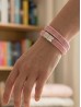 Multi Rhinestone Wrap Magnetic Bracelet