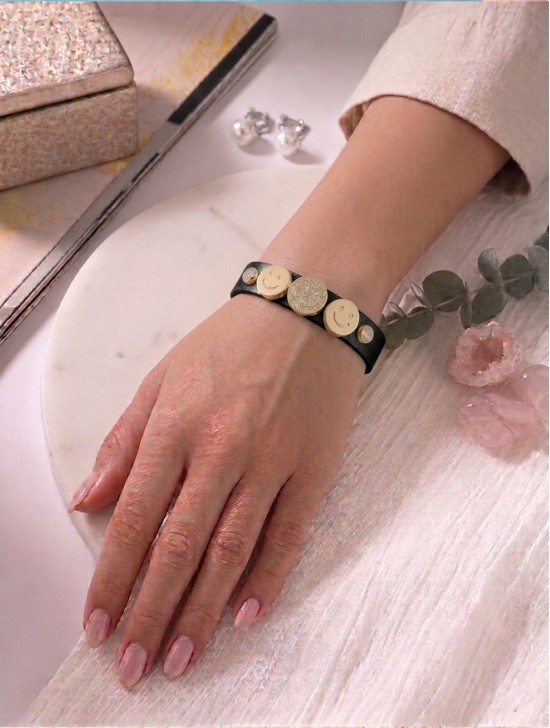 Wrap Bracelets W/ Smile Charms