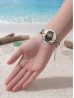 Fashion Owl Print Shell Bracelet