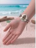Fashion Owl Print Shell Bracelet