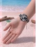 Fashion Flower Print Shell Bracelet