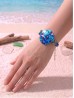Fashion Floral Print Shell Bracelet Fashion Floral Print Shell Bracelet