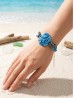 Fashion Waves Print Shell Bracelet