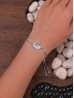 Adjustable Rhinestone Stretch Bracelet W/ Swan Pendant Adjustable Rhinestone Stretch Bracelet W/ Swan Pendant