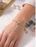 Adjustable Rhinestone Stretch Bracelet W/ Dragonfly 