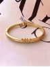 Classic Bangle w/ Kissing Swans