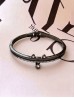 Cat Bangle w/ Dangling Rhinestone