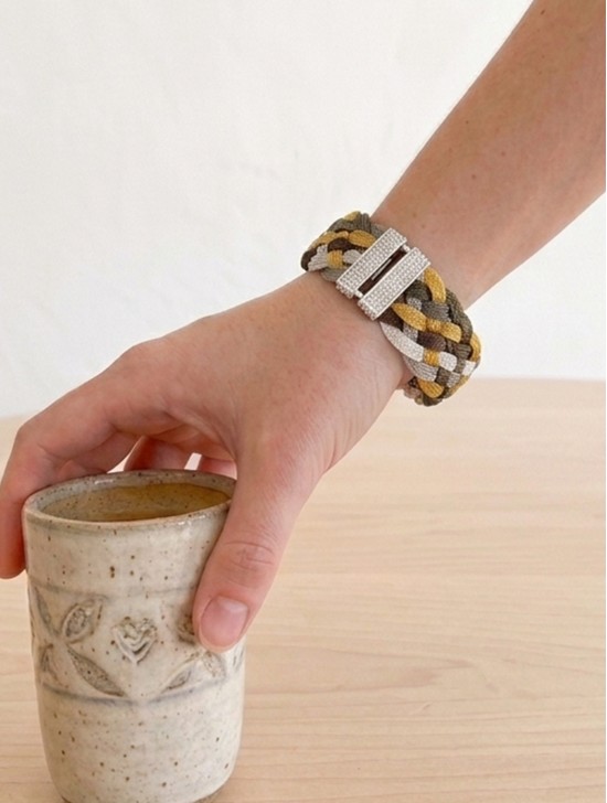 Multi Colour Woven Bracelet