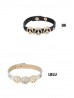Wrap Bracelets W/ Peace Pendants